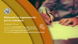 Imagen promocional del Diplomado en Argumentación para la ciudadanía del Instituto Caro y Cuervo.