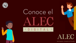 Pieza de diseño gráfico que acompaña la noticia "Aprende a navegar por el ALEC digital y descubre la riqueza lingüística que nos ofrece nuestro idioma".