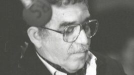 Fotografía de Gabriel García Márquez (tomada de la página web del Ministerio de Cultura).