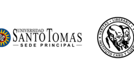 Imagen que agrupa los logos de la Universidad Santo Tomás y el Instituto Caro y Cuervo.